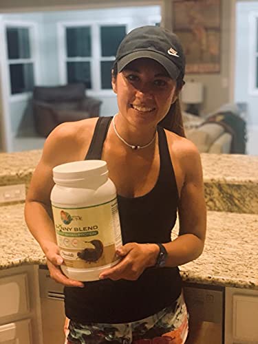 Skinny Jane Skinny Blend | Delicious Plant Based Protein Shake | Vegan Powder | Low Carbs Keto Friendly | Non GMO | No Soy, Gluten, Dairy and Egg Free | BCAAs (Vanilla, 2 Pound)