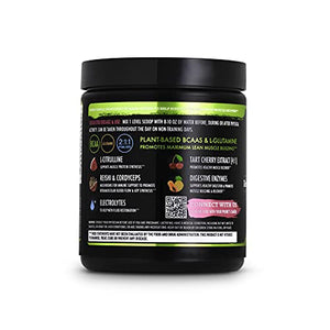 Supreme Balance Plant Based BCAA + Muscle Recovery & Immunity Support - 5g BCAA, 1g L-Glutamine, L-Citrulline, REISHI & CORDYCEPS Mushrooms, Sugar Free