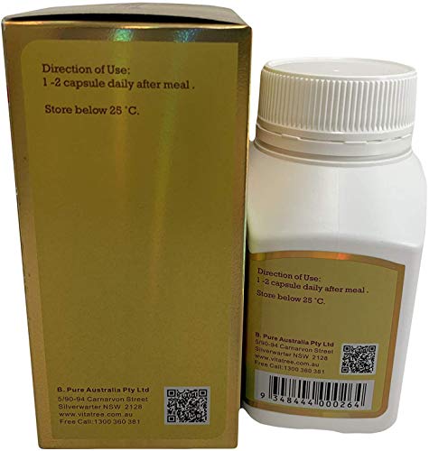 VitaTree Super Royal Jelly 1600mg 6% 10-HDA 100 Softgel Capsules Australian Made