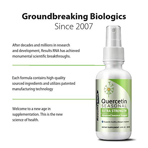 Results RNA Quercetin Seasonal Extra Strength | Healthy Allergen and Immune Response (4 oz.)