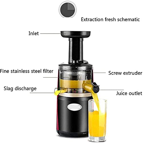 Slow Masticating Juicer Big Mouth Cold Press Juicer Cold Press Juicing Durable For Motor And Reverse Fruits Quiet Vegetables Machine With Function ZJ666