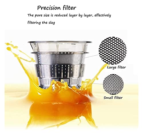 Juicer Machines Juicer Juicer, Slow Juicer Masticating Juicer Machine, Juicers Whole Fruit and Vegetable with Reverse Function Cold Press Juicer,Juicer Machines Vegetable and Fruit,Large-Diameter Juic