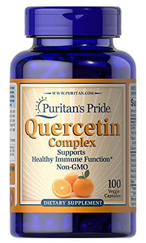 Quercetin Complex with Vitamin C, Supports Upper Respiratory Health*, 50 ct, by Puritan's Pride