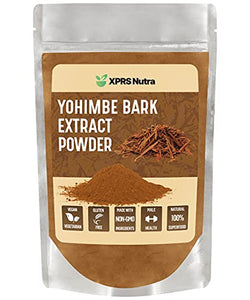 XPRS Nutra Yohimbe Bark Extract Powder - Natural Yohimbe Supplements for Men - Yohimbe Extract Powder Supports Mood, Metabolic Function, and Sexual Health (4 oz)