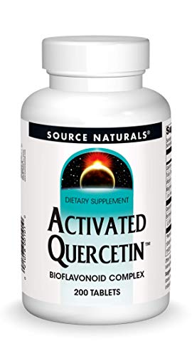 Source Naturals Activated Quercetin - Plant-Derived Bioflavonoid Complex - Seasonal & Immune Defense - 200 Tablets Vegetarian Friendly