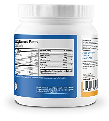 Nutricost Pre-Workout Powder for Women Peach Mango (60 Serv)