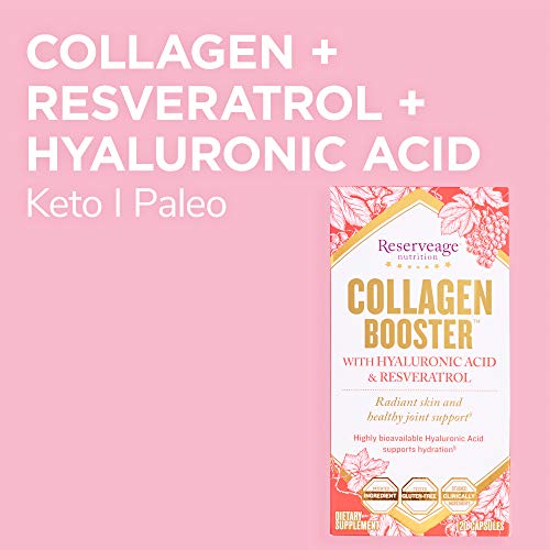 Reserveage, Collagen Booster, Skin and Joint Supplement, Supports Healthy Collagen Production, 120 capsules (60 servings)