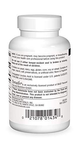 SOURCE NATURALS Tonalin Cla 1000 Mg Soft Gel, 30 Count