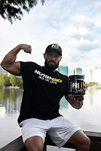 NutraBio PRE Workout Powder - Sustained Energy, Mental Focus, Endurance - Clinically Dosed Formula - Beta Alanine, Creatine, Caffeine, Electrolytes - 20 Servings - Cherry Limeade