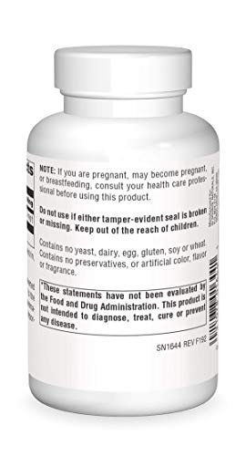 Source Naturals L-Glutamine - Free Form Amino Acid That Supports Metabolic Energy - 100 Capsules