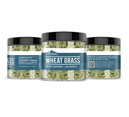 Wheat Grass, Natural Source of Vitamins & Minerals, Green Superfood, Pure & Potent, No Additives or Fillers, Non-GMO, Lab-Tested, Made in USA