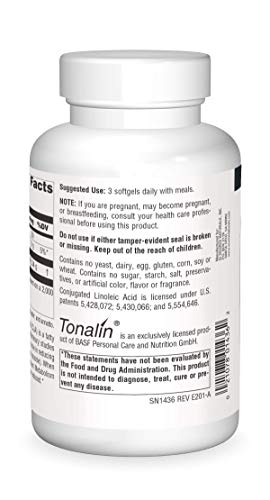 Source Naturals Tonalin CLA, 1000mg, 120 Softgels