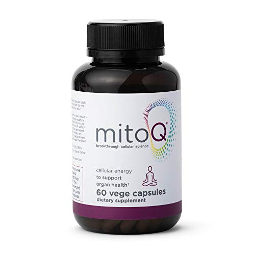 MitoQ Advanced CoQ10 Ubiquinol Supplement, Antioxidant Support for Mitochondria, Organ Health, Healthy Aging, and Cellular Energy (60 Veggie Capsules)
