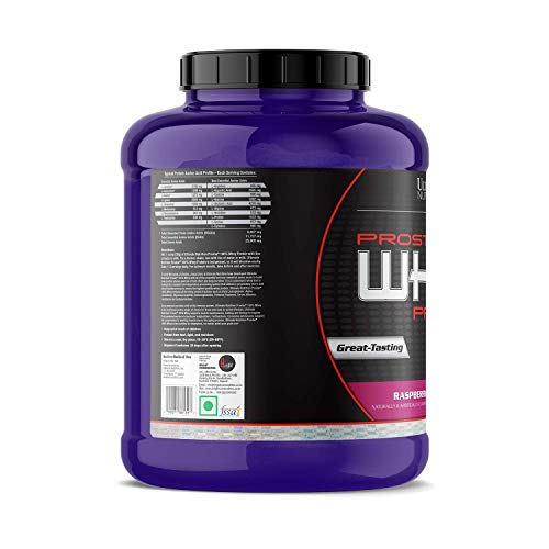 Ultimate Nutrition Prostar Whey Protein Powder Blend of Whey Concentrate Isolate and Peptides – Low Carb, Keto Friendly, 25 Grams of Protein - 80 Servings, Raspberry, 5 Pounds