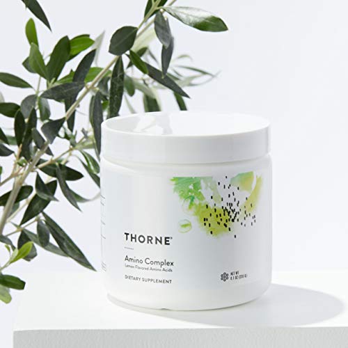 Thorne Amino Complex - BCAA Powder for Pre or Post Workout - Promotes Lean Muscle Mass and Energy Production - Sports Performance - Vegan - Lemon Flavor - 8 Oz - 30 Servings