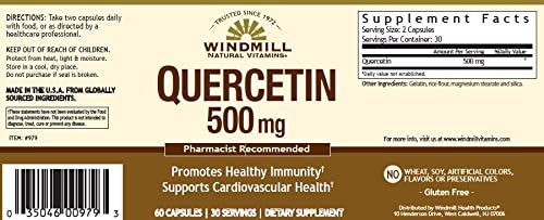 Windmill Natural Quercetin 500mg - 60 Count (3)