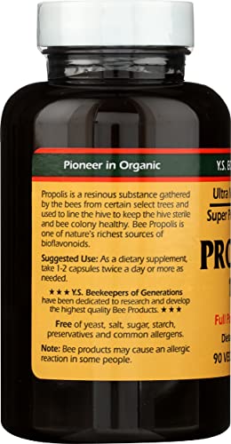 YS BEE FARMS Propolis 1000 MG, 90 CT