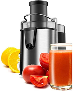 WXLBHD Masticating Juicer Machines, Cold Press Juicer for Fruit & Vegetable, BPA Free, Quiet Motor & Reverse Function, High Nutrition Reserve, Juice Extractor for Celery, Carrot