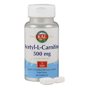KAL Acetyl-l-Carnitine Tablets, 60 Count