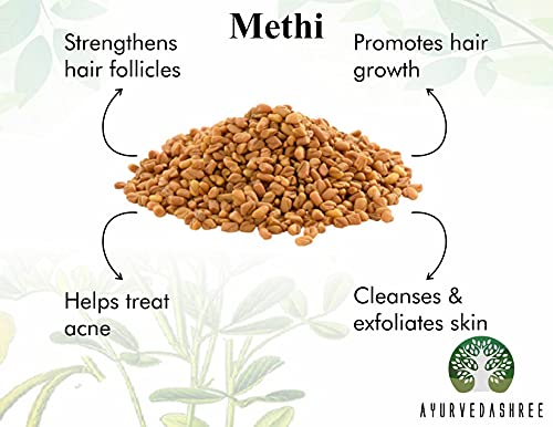 AYURVEDASHREE Fenugreek Seeds Powder 100 Gm I Trigonella foenum-graecum Sd. | Methi Powder | Spice Indian Cuisine | Hair Care | Improves Digestion