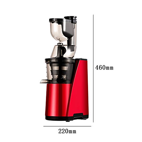 150W Electric Slow Juicer Masticating Juicer Machine, Quiet Motor Cold Press Juicer Extractor with Brush, CE FCC CCC