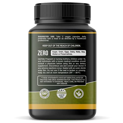 Quercetin with Vitamin C and Zinc - Quercetin with Bromelain - Quercetin 500mg - Zinc Quercetin - 60 Veggie Caps - Quercetin Supplements + Vitamin D3 - (Non-GMO, Gluten-Free, Vegan)