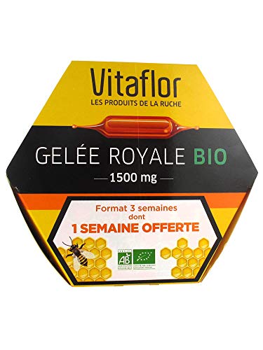 Vitaflor Royal Jelly 1500mg Organic 20 Phials