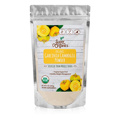Super Organics Garcinia Cambogia Extract Powder – Organic, Vegan, Gluten-Free & Non-GMO, 8 Oz