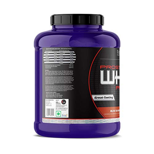 Ultimate Nutrition Prostar Whey Protein Powder, Low Carb Protein Shake with Bcaas, Blend of Whey Protein Isolate Concentrate and Peptides, 25 Grams of Protein, Keto Friendly, 5 Pounds, Rum Raisin