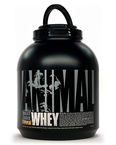 Animal Whey Isolate Whey Protein Powder – Isolate Loaded for Post Workout and Recovery – Low Sugar with Highly Digestible Whey Isolate Protein - Banana Cream - 4 Pounds