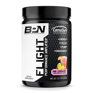 Bare Performance Nutrition, Flight Pre Workout, Energy, Focus & Endurance, Formulated with Caffeine Anhydrous, DiCaffeine Malate, N-Acetyl Tyrosine (30 Servings, Pink Lemonade)