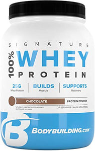 Bodybuilding Signature 100% Whey Protein Powder | 25g of Protein per Serving (Chocolate, 2 Lbs)