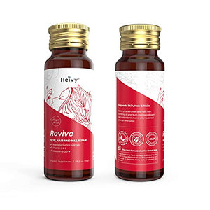 Heivy Liquid Collagen Formula, Collagen Drink, 10,000mg Marine Collagen, with Jasmine Extract Coenzyme Q10 Piperine, 1.69 fl. oz./Bottle. (3 Boxes,30 Bottles)