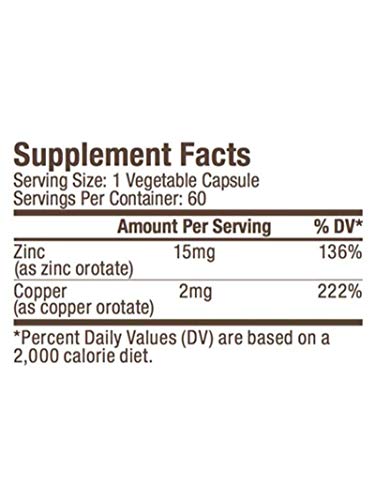 Bulletproof Zinc with Copper Capsules, 60 Count, Minerals and Antioxidant Supplement for Immunity and Mood