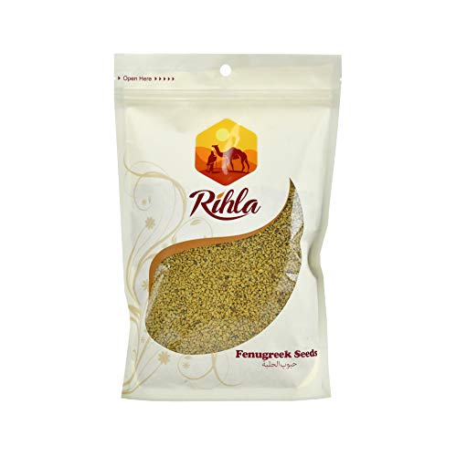 Superfood Natural Fenugreek Seeds (Trigonella foenum-graecum) - Rihla's Superfoods - 1.1lb (500g)