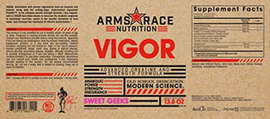 Arms Race Nutrition Vigor Creatine & Strength Formula - Sweet Geeks