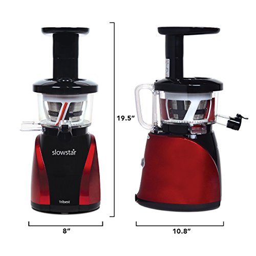 Tribest SW-2000 Slowstar, Vertical Slow Juicer and Mincer, Cold Press Masticating Juice Extractor