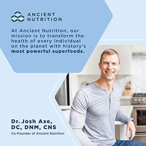 Collagen Powder Protein by Ancient Nutrition, Multi Collagen Chocolate Protein Powder, 40 Servings, with Vitamin C, Hydrolyzed Collagen Peptides Supports Skin and Nails, Gut Health, 16.65oz