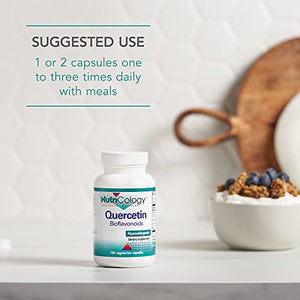 NutriCology Quercetin Bioflavonoids - Rutin, Hesperidin, Immune - 100 Vegetarian Capsules