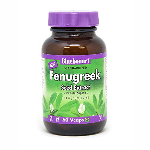 BlueBonnet Fenugreek Seed Extract Supplement, 60 Count