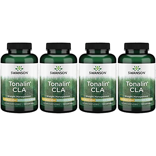Swanson Tonalin Cla 1000 Milligrams 100 Sgels (4 Pack)