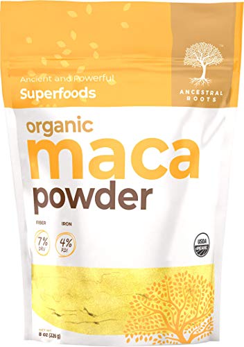 Ancestral Roots Organic Maca Powder - Ancient and Powerful Superfood (8 oz)