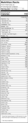 Organic Hemp Protein Powder - Unflavored Unsweetened - Plant Based Superfood for Smoothies, Shakes, Meal Replacement, Snacks Recipes - Raw, Vegan, Non GMO, Gluten Free - Bulk 5 lb Size