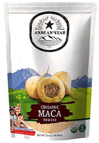 Andean Star Organic Maca Powder - 100% Organic - 100% Natural - Fresh from Our Farm to Your Table - Natural and Healthy Superfood - USDA Approved - GMO Free - 16 oz.