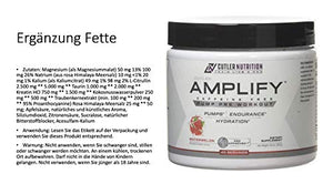 Amplify Caffeine Free Pre Workout for Men and Women: Stim Free Muscle Pump Enhancer, Hydration Powder with Electrolytes, L Citrulline, Creatine HCl for High Volume Training | Watermelon, 40 Servings