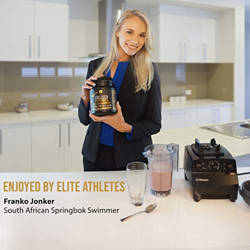 SOL STRONG Collagen Peptides Protein Powder Collagen Powder Pasture-Raised, Gluten-Free Certified Paleo and Keto, 20oz USA Extra Large (1)