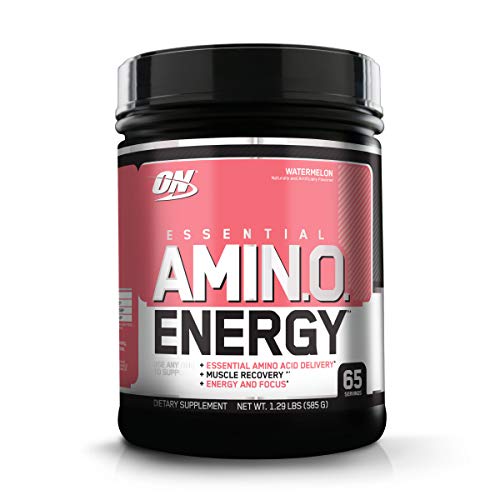 Optimum Nutrition Amino Energy - Pre Workout with Green Tea, BCAA, Amino Acids, Keto Friendly, Green Coffee Extract, Energy Powder - Watermelon, 65 Servings