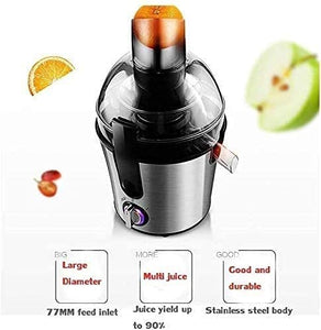 Blacklight Juicer, Slow Masticating Juicer Machine, Cold Press Juicer Extractor Easy to Clean, Multifunctional Juicer,Large-capacity slag collecting tray, 3 speed control buttons