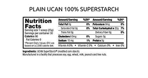 UCAN Keto Energy Powder - Sugar Free Pre Workout Powder for Men & Women with SuperStarch - Non-GMO, Vegan, Gluten Free - Unflavored - 30 Servings