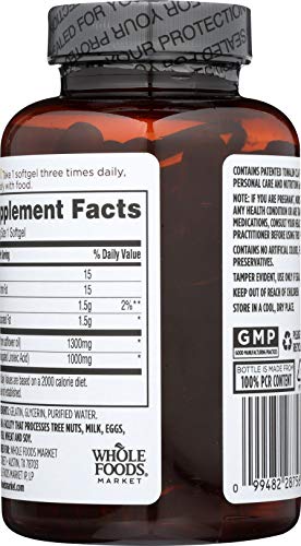 Whole Foods Market, CLA (Tonalin) 1300mg, 90 ct